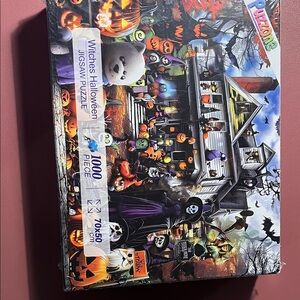 🧩PUZZLE 🧩 Witches Halloween Jigsaw Puzzle - 1000 Pieces - Multicolor